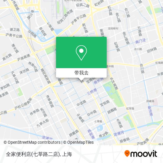 全家便利店(七莘路二店)地图