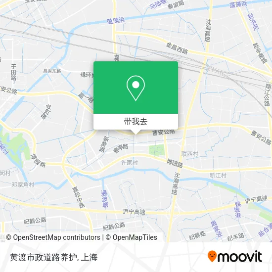 黄渡市政道路养护地图