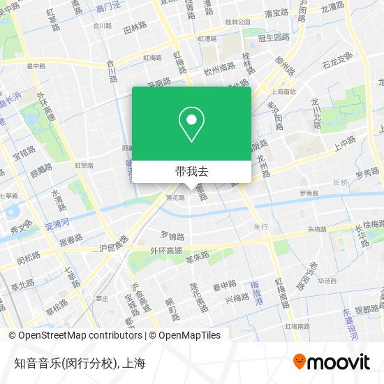 知音音乐(闵行分校)地图
