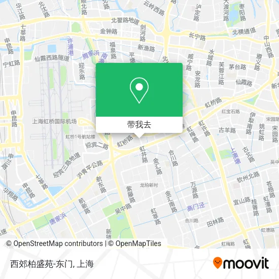 西郊柏盛苑-东门地图