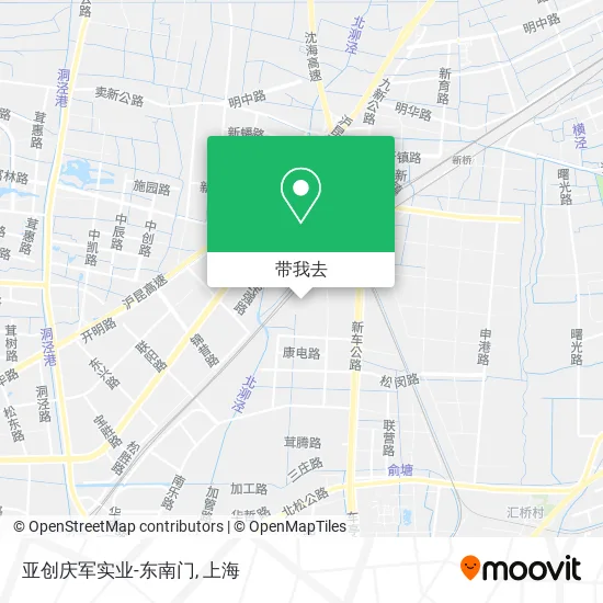 亚创庆军实业-东南门地图