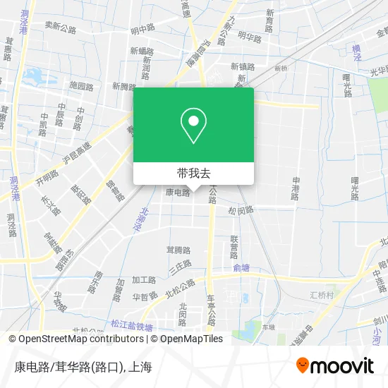 康电路/茸华路(路口)地图