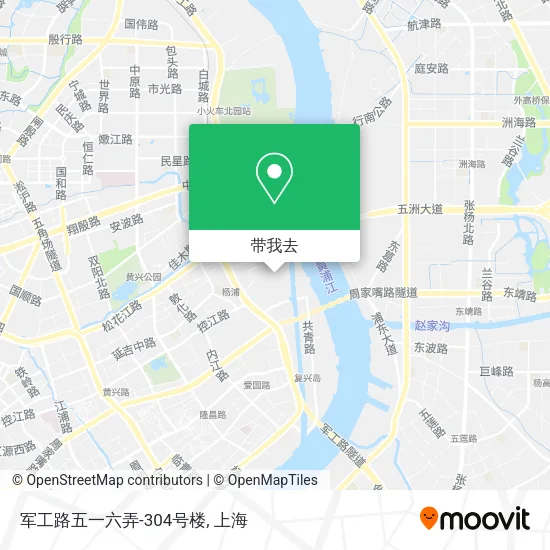 军工路五一六弄-304号楼地图