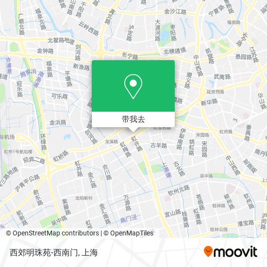 西郊明珠苑-西南门地图