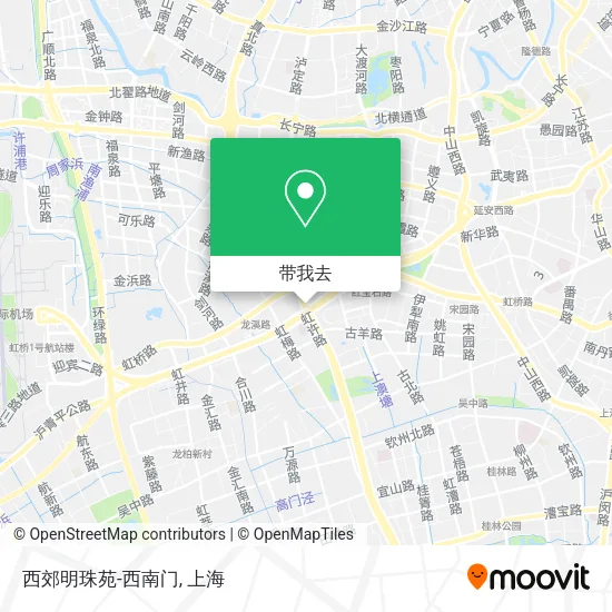 西郊明珠苑-西南门地图