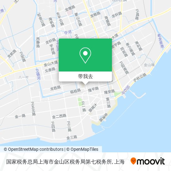 国家税务总局上海市金山区税务局第七税务所地图