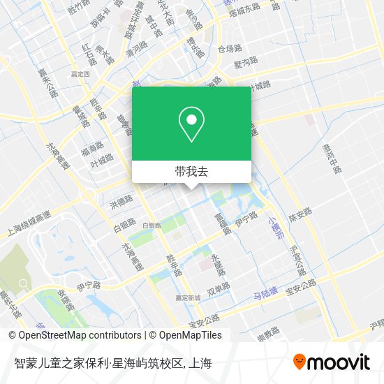 智蒙儿童之家保利·星海屿筑校区地图