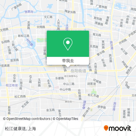 松江健康送地图