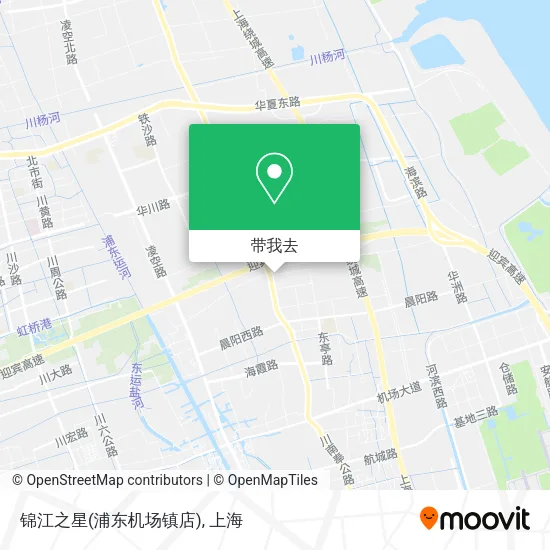 锦江之星(浦东机场镇店)地图