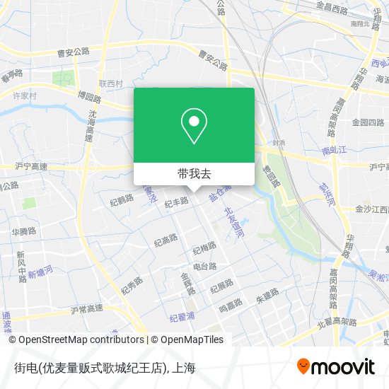 街电(优麦量贩式歌城纪王店)地图