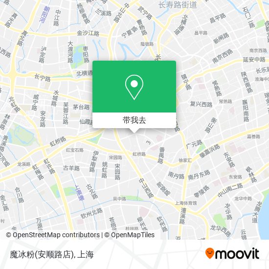 魔冰粉(安顺路店)地图