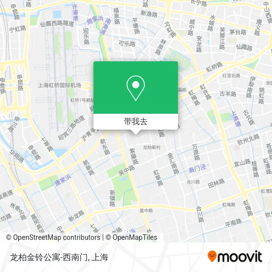 龙柏金铃公寓-西南门地图
