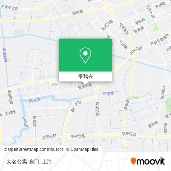 大名公寓-东门地图