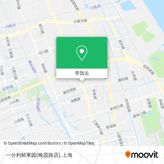 一分利鲜果园(晚霞路店)地图