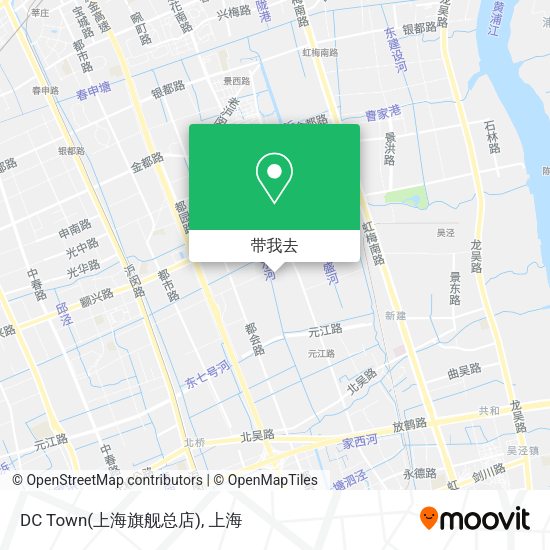 DC Town(上海旗舰总店)地图