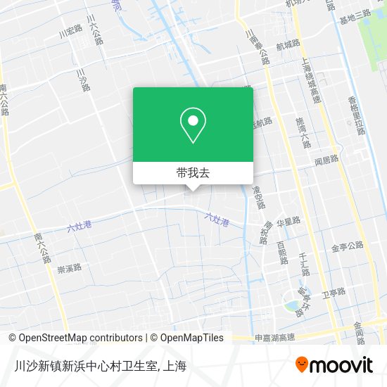 川沙新镇新浜中心村卫生室地图