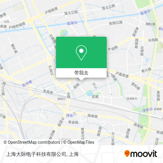上海大际电子科技有限公司地图