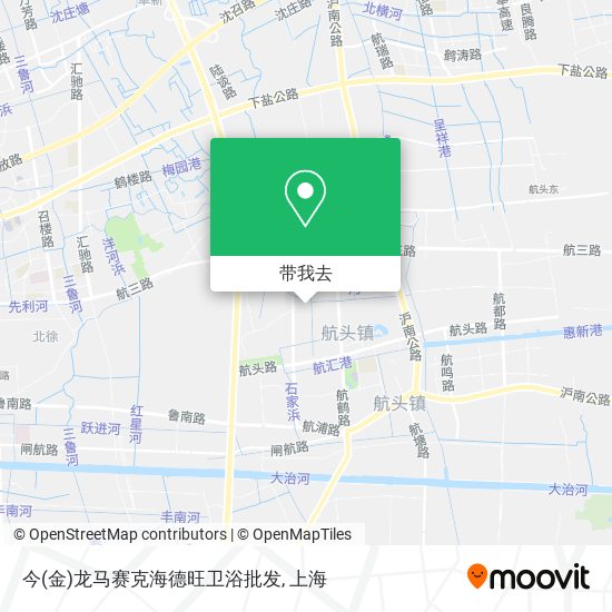 今(金)龙马赛克海德旺卫浴批发地图