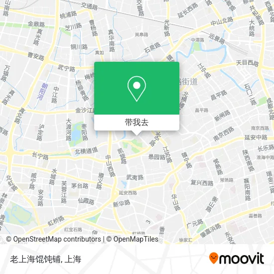 老上海馄饨铺地图