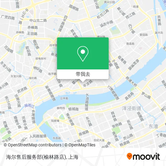 海尔售后服务部(榆林路店)地图