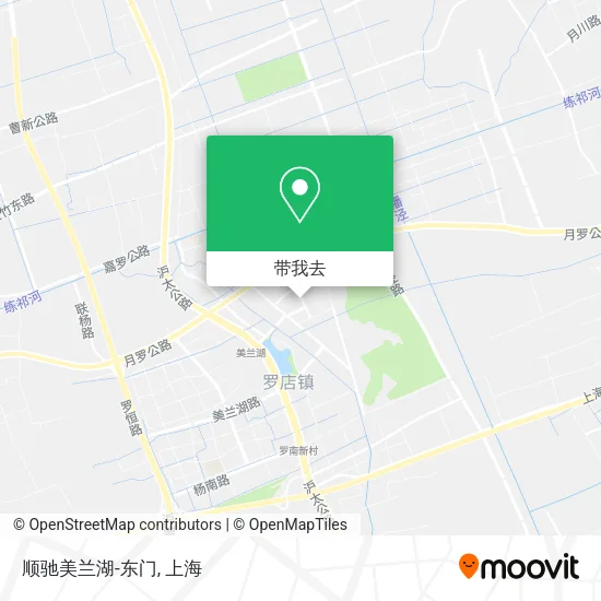 顺驰美兰湖-东门地图