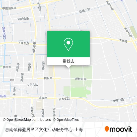 惠南镇德盈居民区文化活动服务中心地图