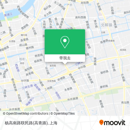 杨高南路联民路(高青路)地图