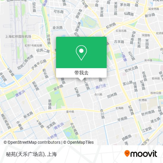 秘苑(天乐广场店)地图