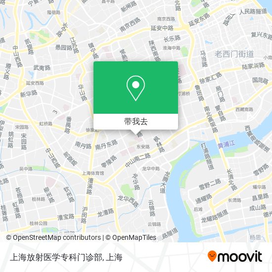 上海放射医学专科门诊部地图