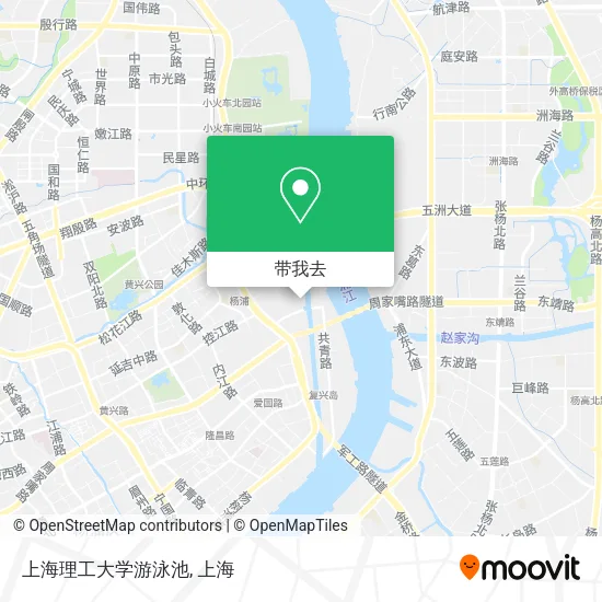 上海理工大学游泳池地图