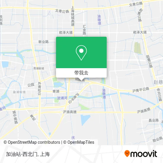加油站-西北门地图