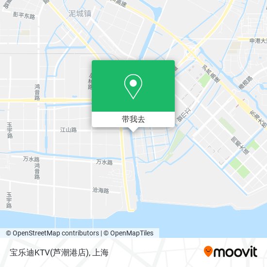 宝乐迪KTV(芦潮港店)地图