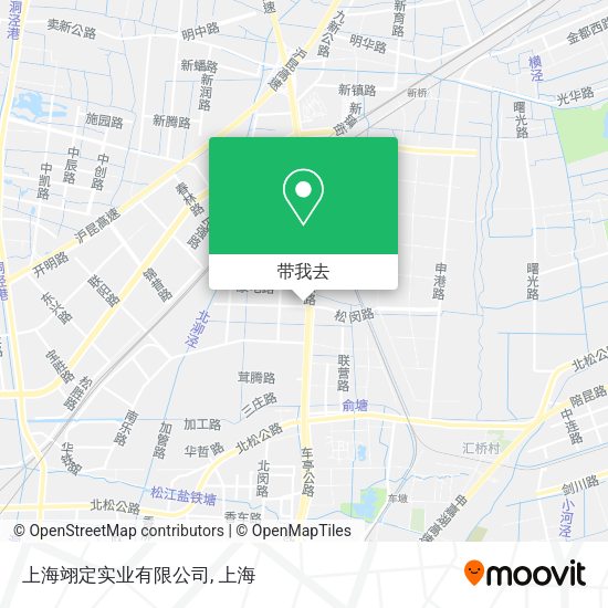 上海翊定实业有限公司地图