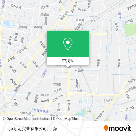 上海翊定实业有限公司地图