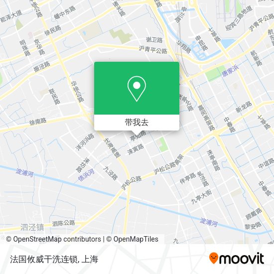 法国攸威干洗连锁地图