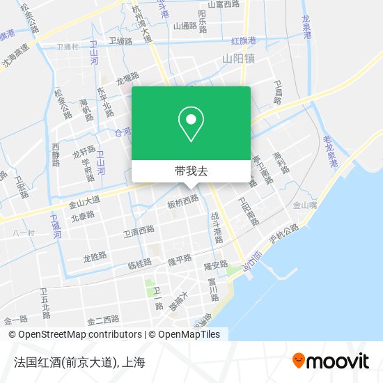 法国红酒(前京大道)地图