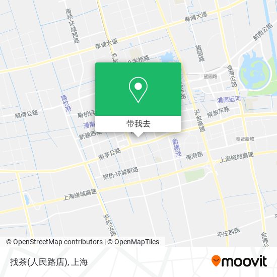 找茶(人民路店)地图