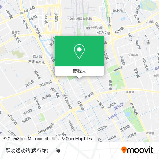 跃动运动馆(闵行馆)地图