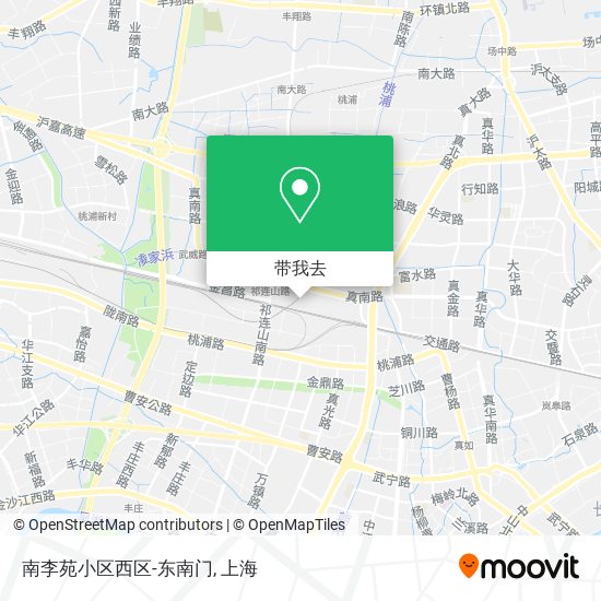 南李苑小区西区-东南门地图