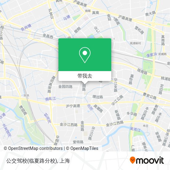 公交驾校(临夏路分校)地图