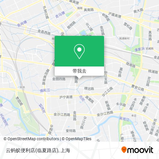 云蚂蚁便利店(临夏路店)地图