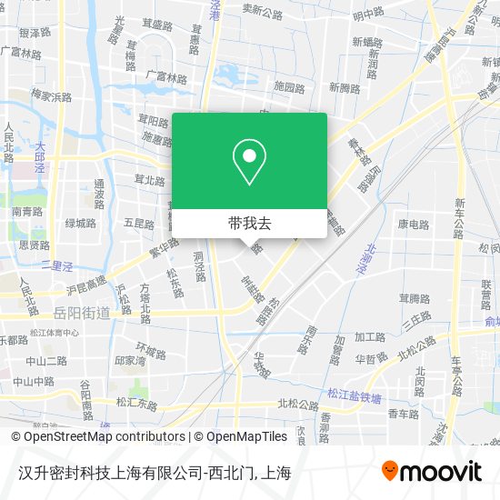 汉升密封科技上海有限公司-西北门地图