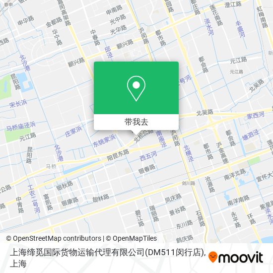 上海缔觅国际货物运输代理有限公司(DM511闵行店)地图