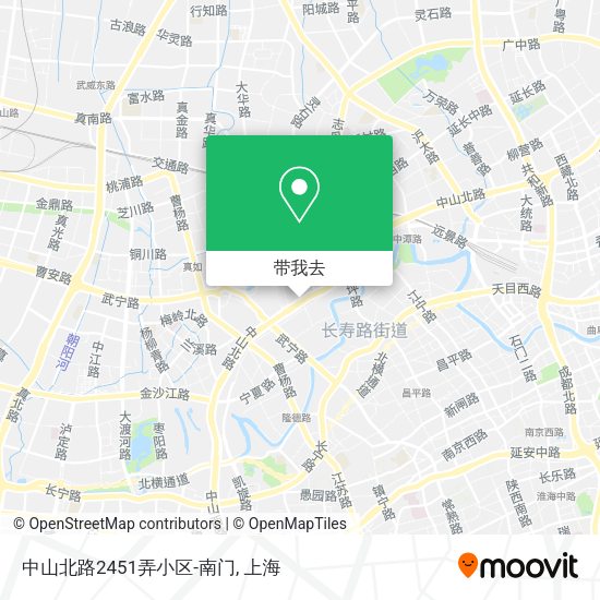 中山北路2451弄小区-南门地图