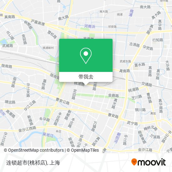 连锁超市(桃祁店)地图