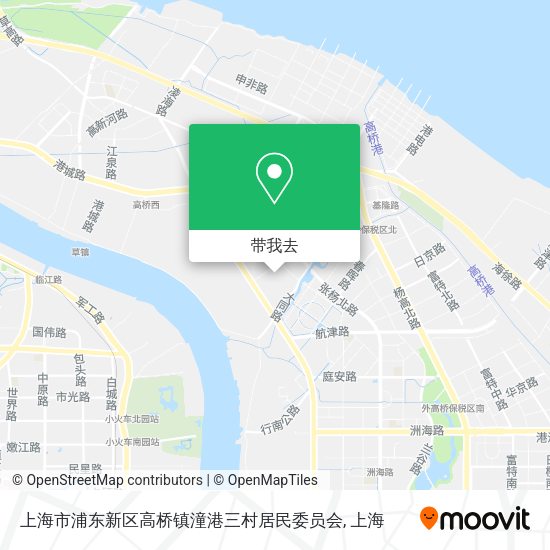 上海市浦东新区高桥镇潼港三村居民委员会地图