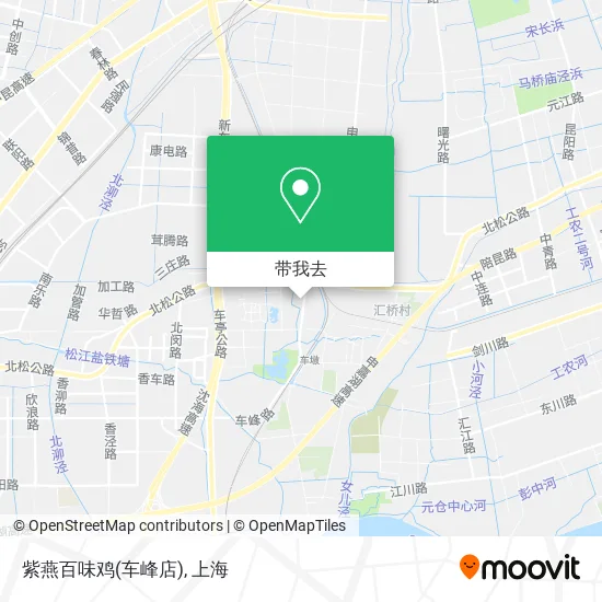 紫燕百味鸡(车峰店)地图