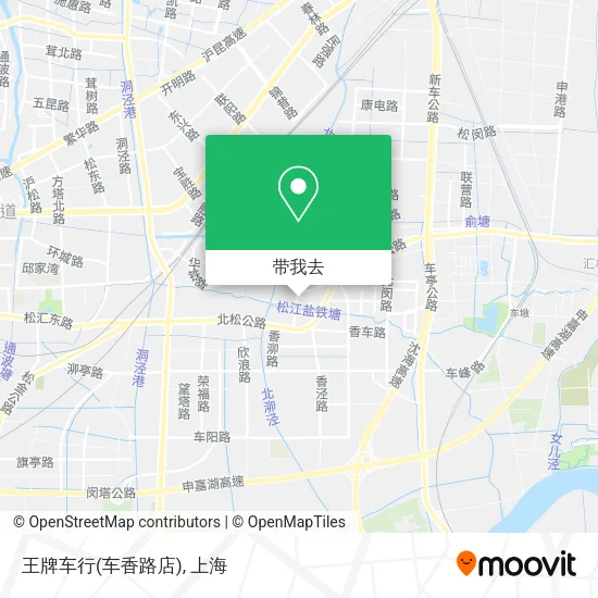 王牌车行(车香路店)地图