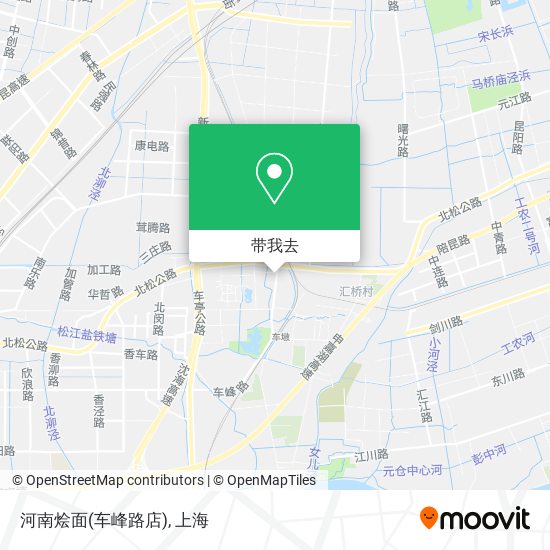 河南烩面(车峰路店)地图