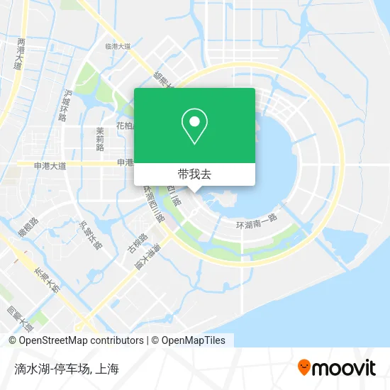 滴水湖-停车场地图